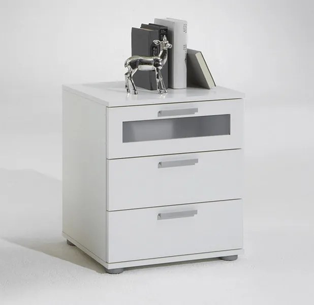 Nočný stolík Jack, biely