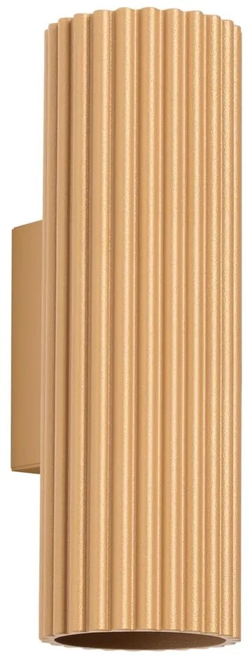 Nástenné svietidlo v zlatej farbe Gleam – Sollux