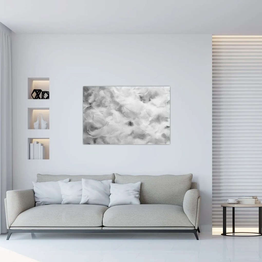Obraz - Oblaky perie (90x60 cm)