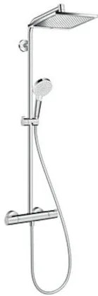 Sprchový systém Hansgrohe Crometta E na stěnu s termostatickou batériou chróm 27271000, 1 ks