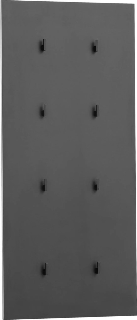 XXXLutz VEŠIAKOVÝ PANEL, čierna, 49/109/2,6 cm MID.YOU - Vešiakové steny - 000895002104
