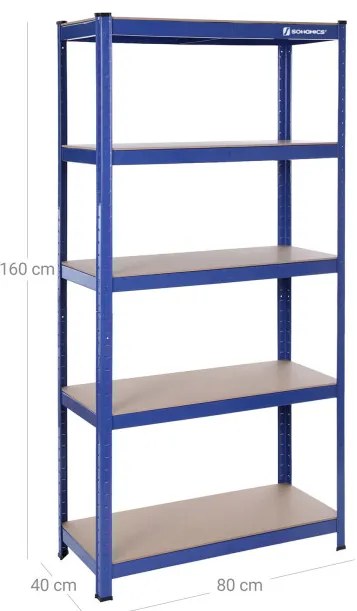 Regál ‎‎‎80x160x40 cm GLR44Q