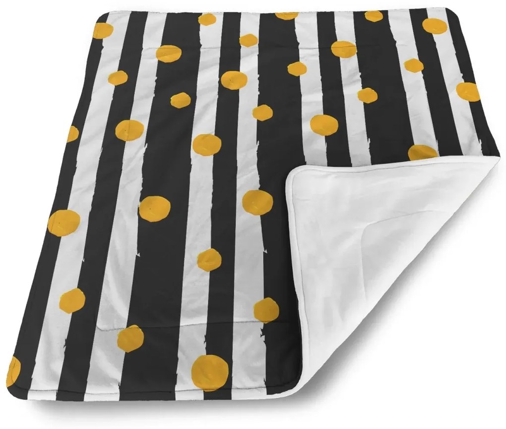 Sablio Deka pre bábätko Pruhy a bodky - 80x100 cm