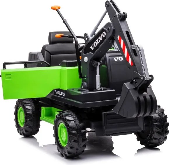 LEAN CARS Nabíjateľné rýpadlo Volvo DK-VE888 zelené