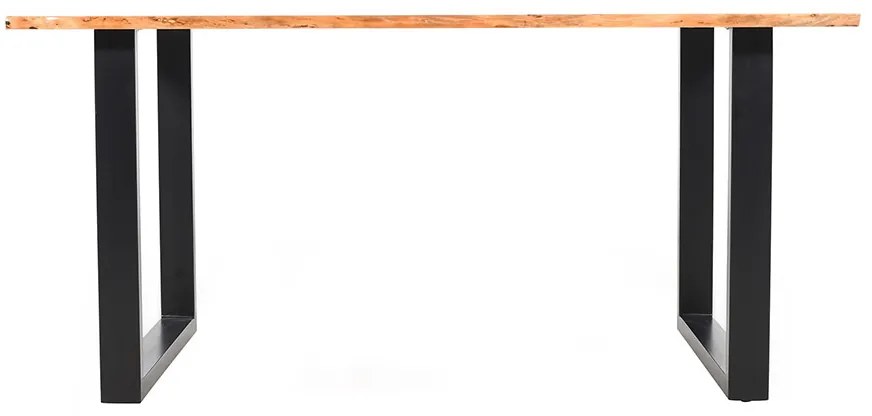 Dizajnový jedálenský stôl Tabassum 160 cm akácia s epoxidovou živicou