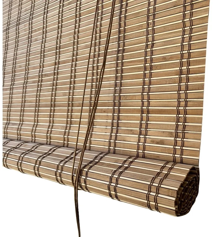 Bambusová roleta v prírodnej farbe 200x160 cm Lepus – Gardinia