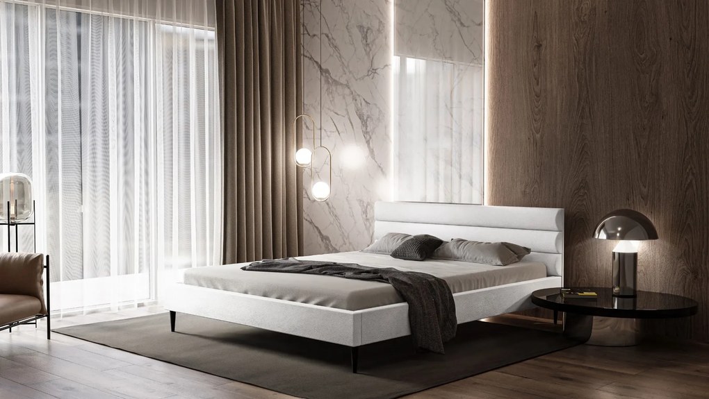 ČALÚNENÁ POSTEĽ MORENA 180X200 S ROŠTOM