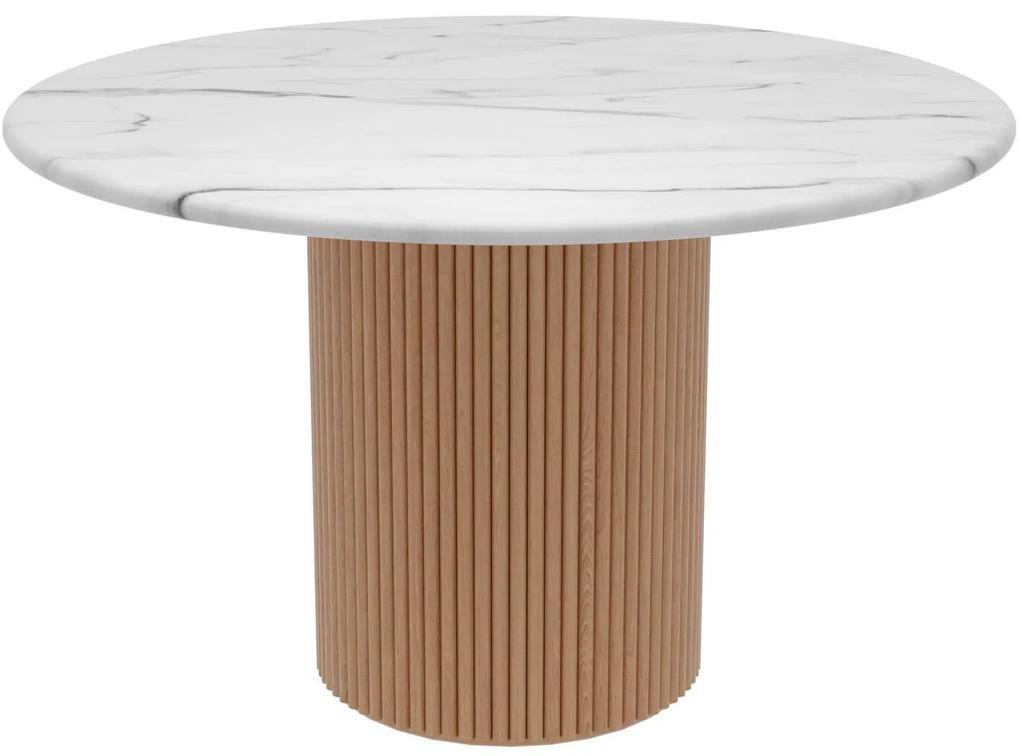 Stôl „Carrara Natural", Ø 105, výš. 75 cm