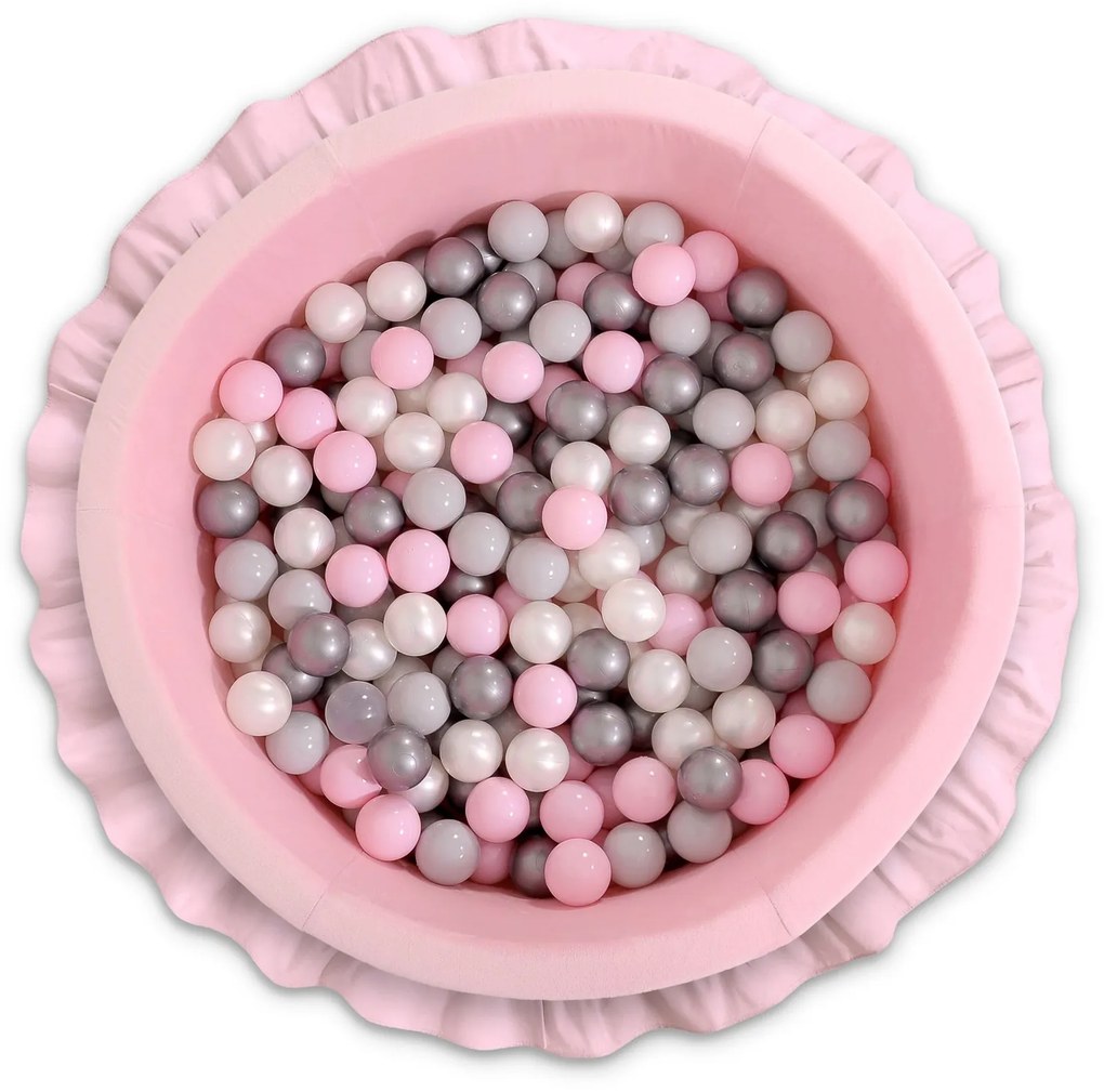 Suchý bazén s guličkami - 200ks - Light Pink