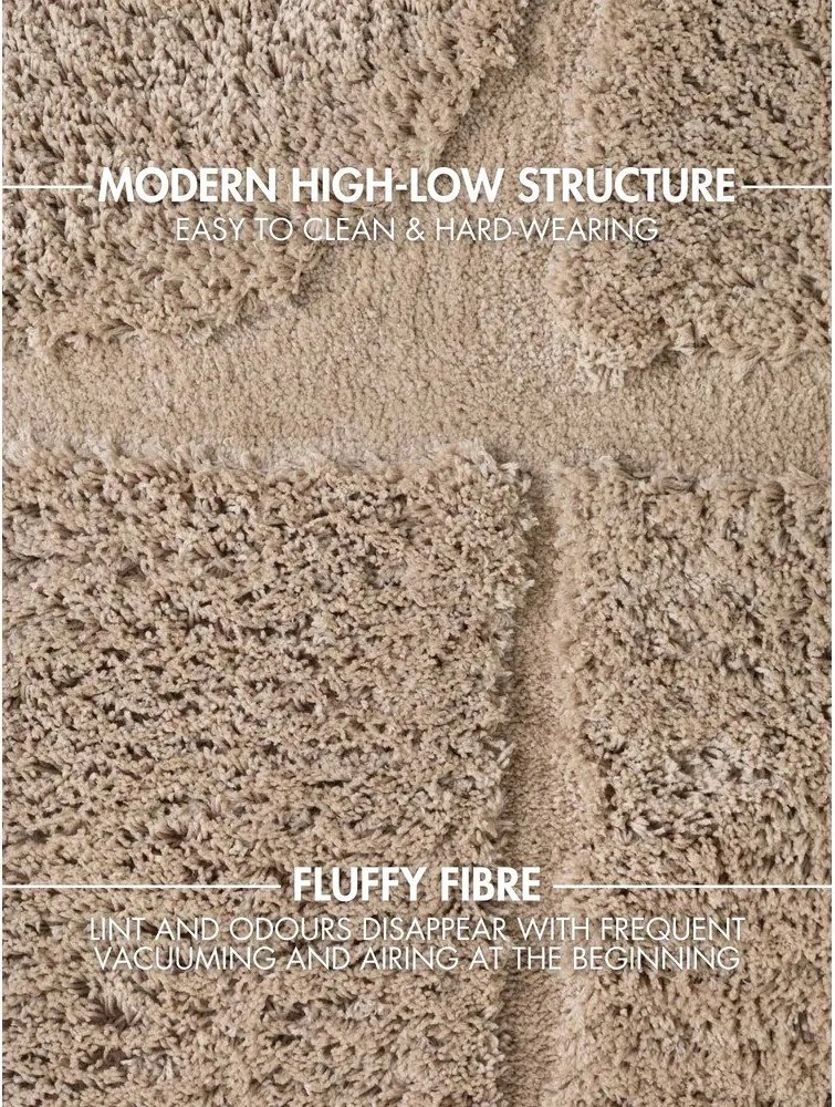 Béžový ručne tkaný okrúhly koberec ø 160 cm Lambeth Jasper – Ted Baker