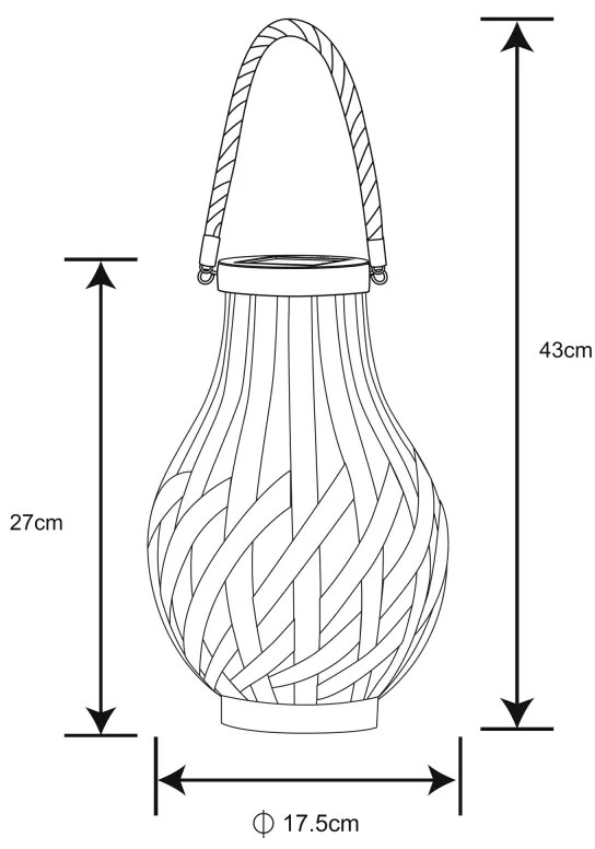 GLOBO SOLAR 36650 Solárne svietidlo