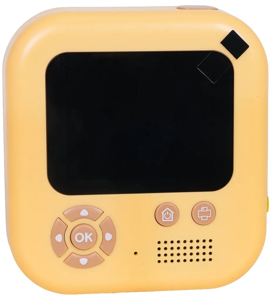 Detský fotoaparát s tlačiarňou – Medveď alebo Kačka + fixky a nálepky Tvar: Kačka