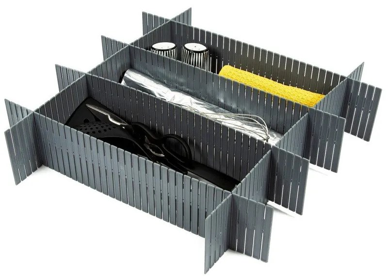 Súprava 6 organizérov do zásuvky Compactor Duro