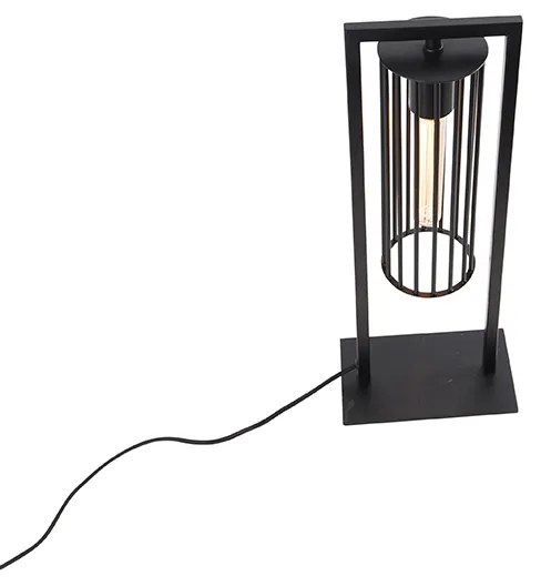 Moderná stolná lampa čierna - Balenco Wazo