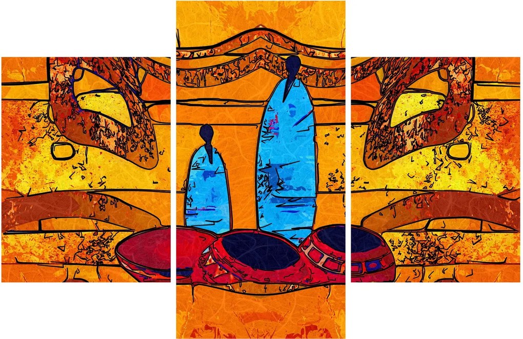Obraz - Staroveká maľba (90x60 cm)