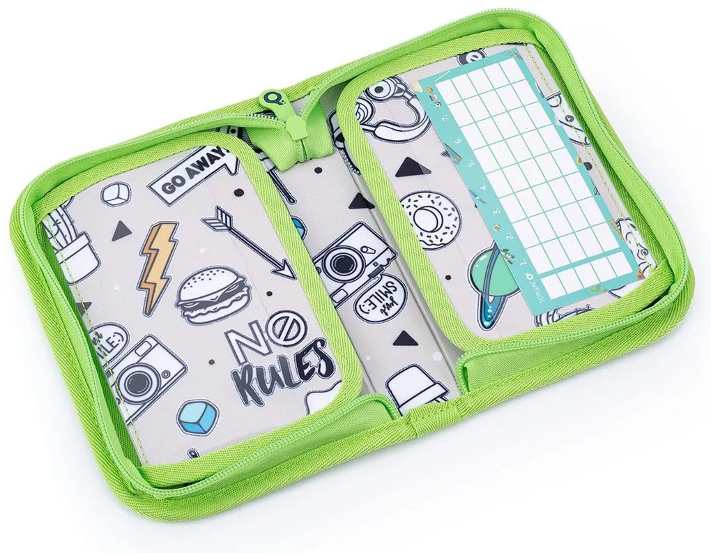 Veľká školská súprava Topgal ENDY 22055 B - batoh + peračník + vrecko na prezuvky + pláštenka na batoh