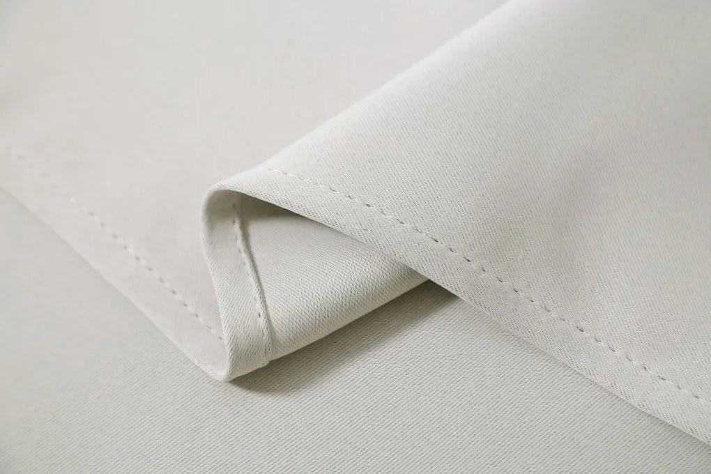 2x Bielo-krémový záves OXFORD 140x250 cm