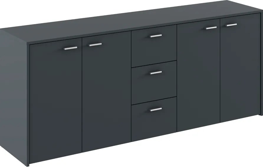 Skriňa HUGOS 180, grafitová