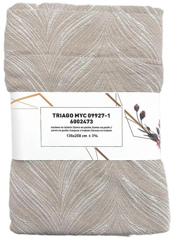 Záves na páske Triago MYC09927/1 135x250 cm ružový