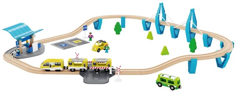 Playtive Železničná súprava džungľa/osobný vlak (osobný vlak)  (100367498)