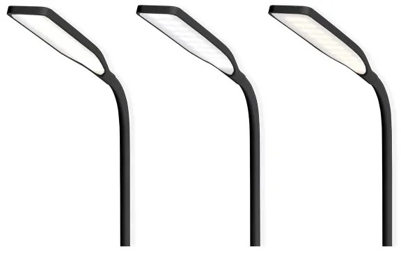 Nedis LTLGQ4M2BK - Stm. lampa s bezdr. nabíjaním Qi LED/5,5W/230V 2700-6500K