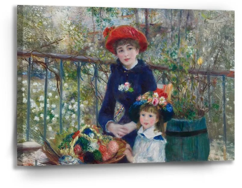Sablio Obraz Dve sestry (Na terase) - Pierre-Auguste Renoir - 90x60 cm