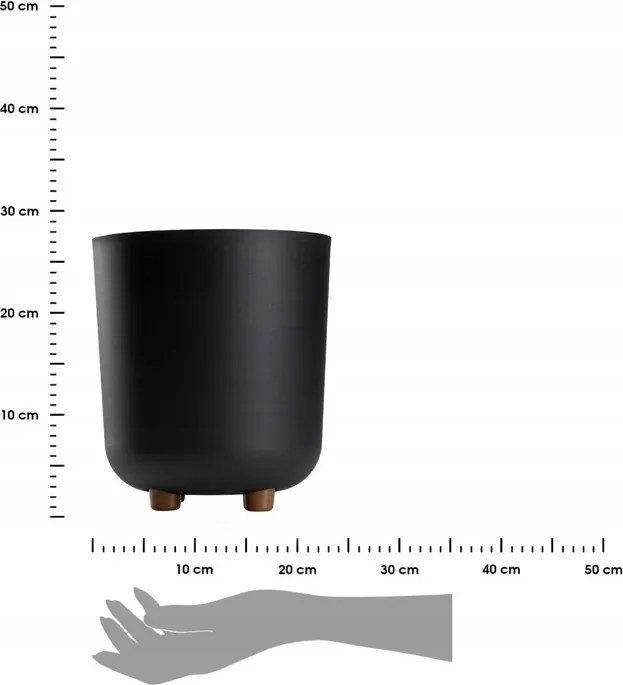 Plastový květináč na nožičkách Terra - výber z 6 prevedení
