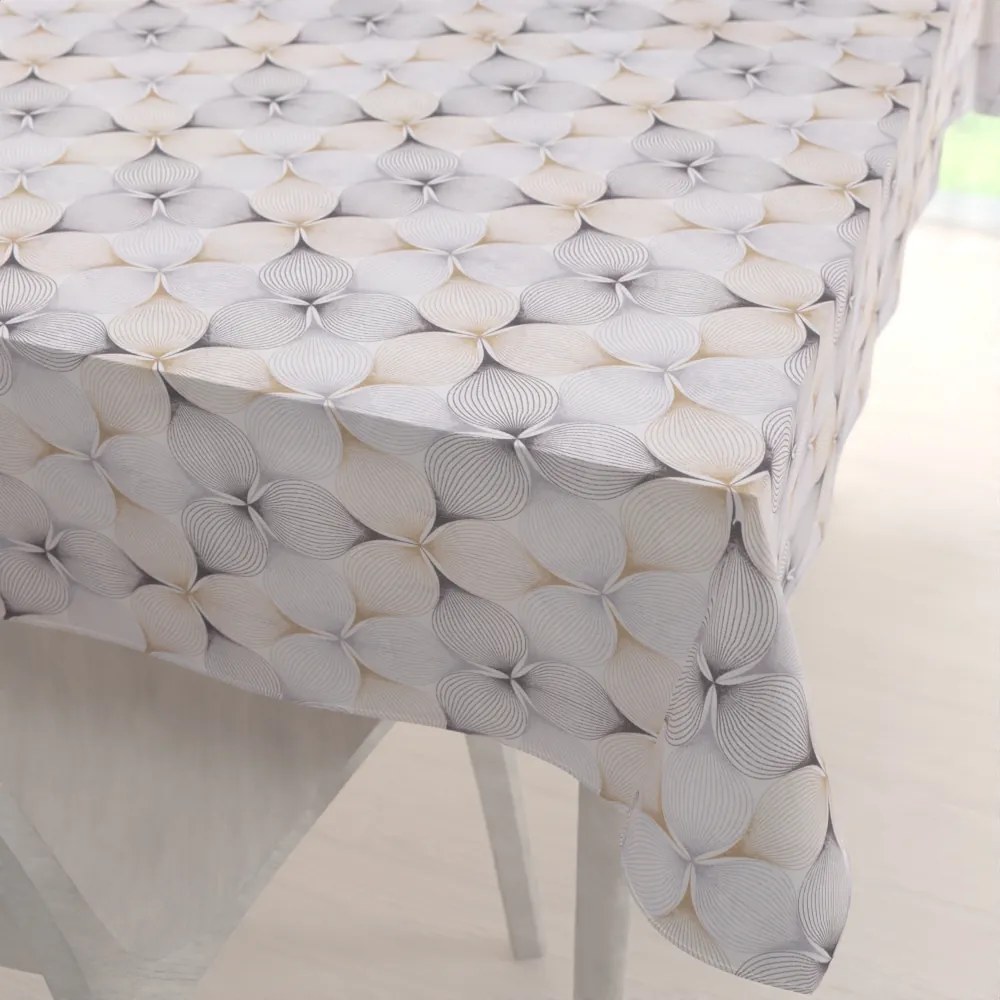 Biante Dekoračný obdĺžnikový obrus PML-031 Designové geometrické obrazce na bielom 60x100 cm