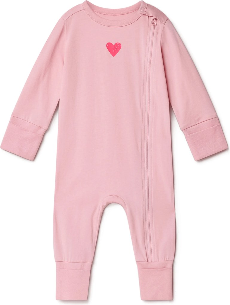 Pyžamá pre bábätko, 3 ks, srdiečka