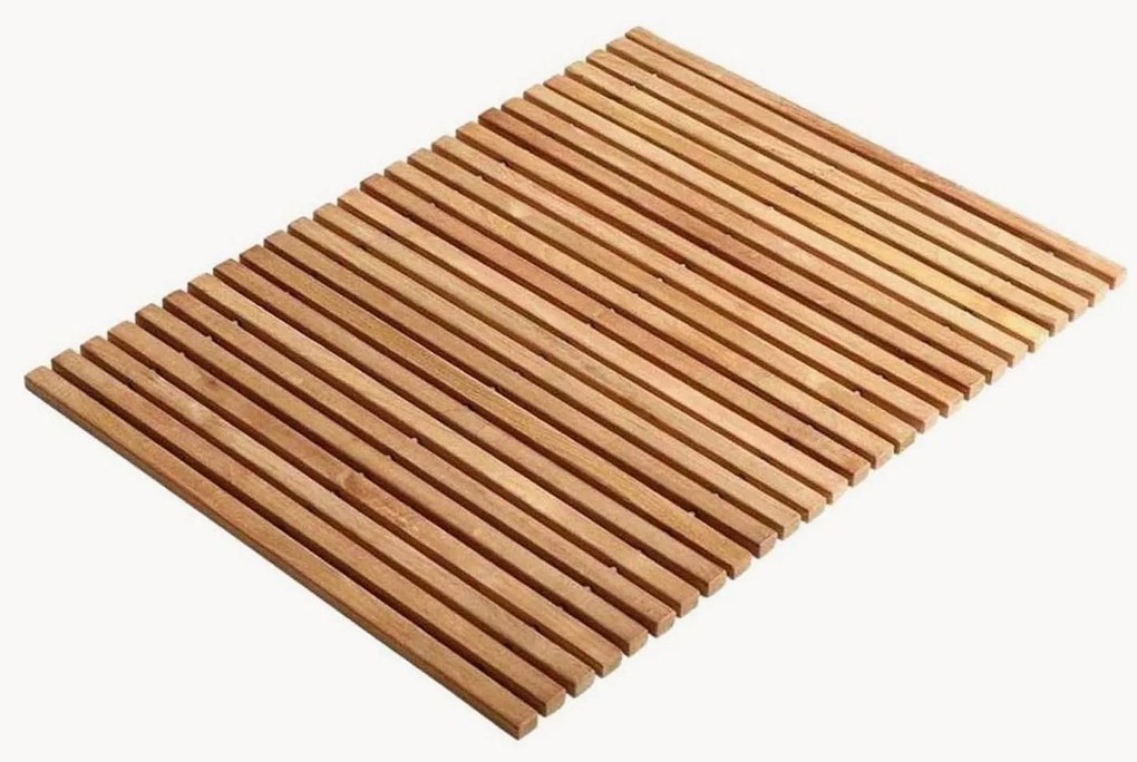 Kúpeľňová predložka z tíkového dreva Anna