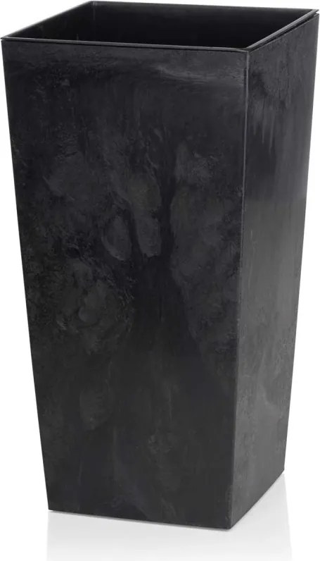 Kvetináč PORTO 46x25 cm čierny betón