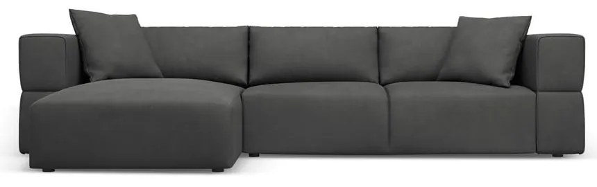 Tmavosivá rohová pohovka, ľavý roh Esther – Milo Casa