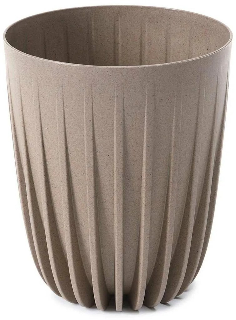 Kvetináč PÁSKOVANÝ ECO I 39 cm latte