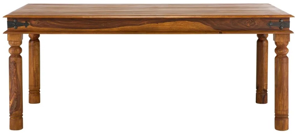 furniture-nabytek.cz - Masívna jedálenská súprava Merlin I z palisandra, lakovaná, hnedá – stôl 150x90 cm + 6 stoličiek