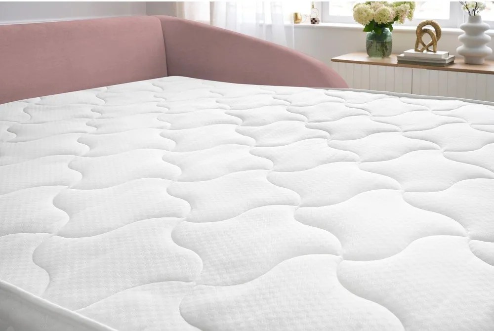 Svetloružová rozkladacia pohovka 235 cm Cezanne – Bobochic Paris