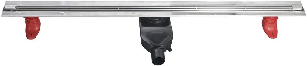 Polysan, SLIM SPRING nerezový sprchový kanálik s roštom, 250-1200mm, SV120