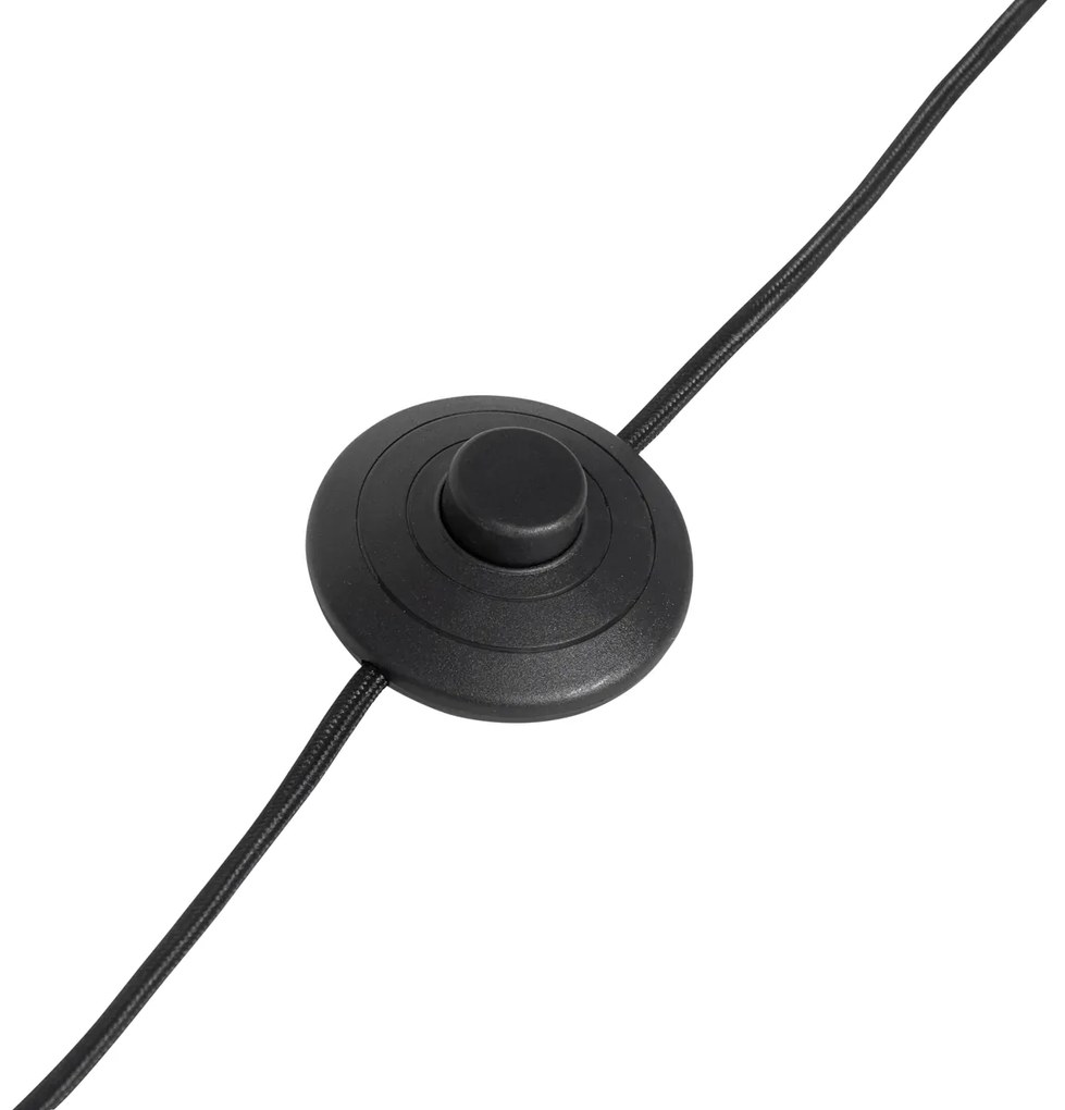 Rustikálna stojaca lampa trojnožka orechové drevo - Tripod Classic