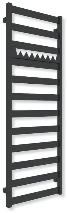 Terma Vivo 1390x500 vodný/elektrický radiátor RAL 9005 Pololesk SX