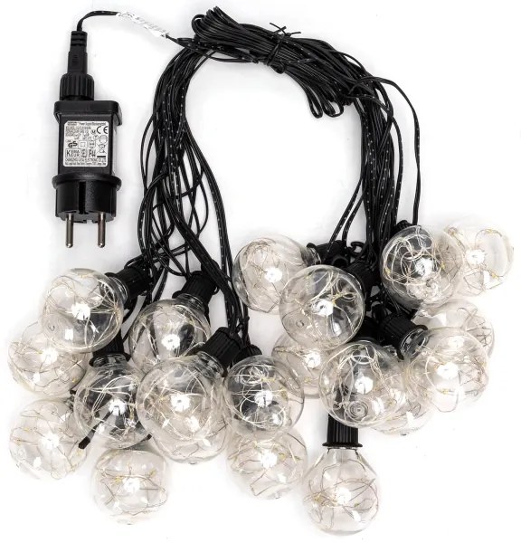 Aigostar - LED vonkajší dekoratívny svetelný reťaz 160xLED/3,6W/230V 10m IP44 teplá biela