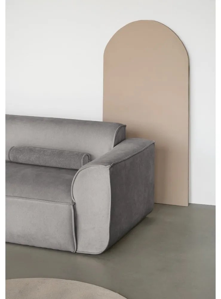 Svetlosivý modul pohovky (pravý roh) Flex Felix – Miuform