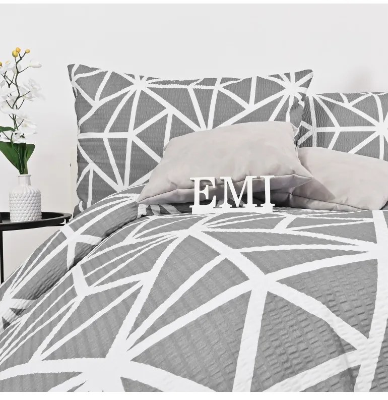 Obliečky krepové Helsinky EMI, Štandardný set jednolôžko obsahuje 1x 140x200 + 1x 70x90