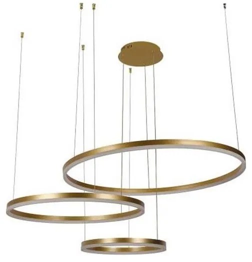 LED Stmievateľný luster na lanku LED/125W/230V 3000-6500K + diaľkové ovládanie