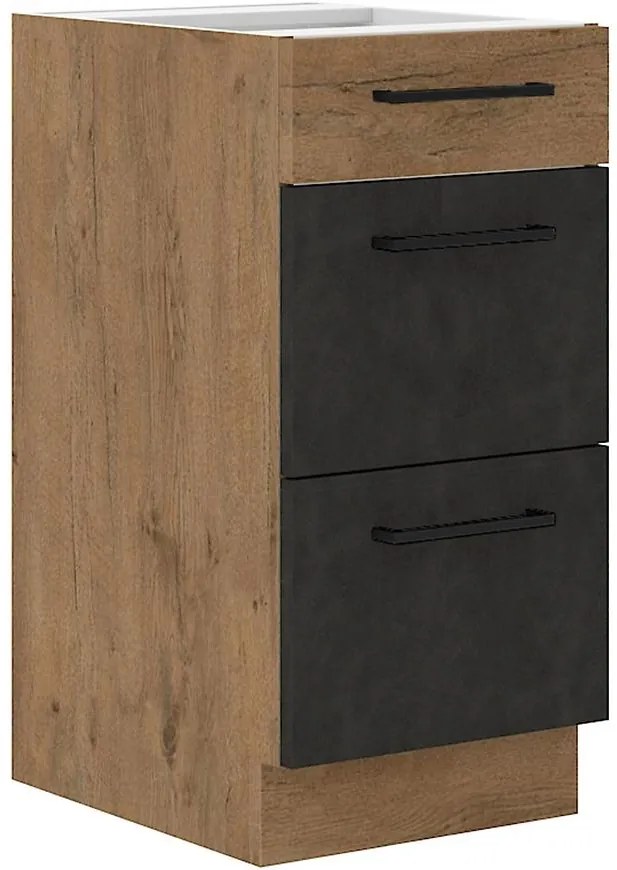 Skrinka do kuchyne VIGO grafit mat 40D 3S BB