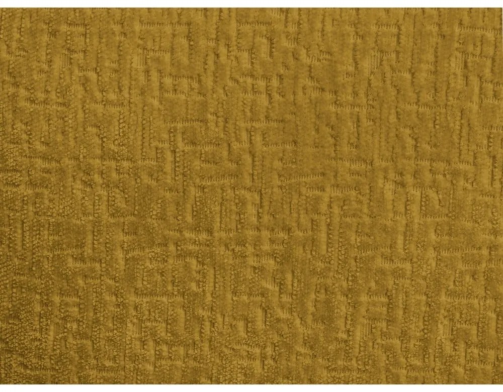 Ženilková rozkladacia pohovka v horčicovej farbe 228 cm Neyo – Bobochic Paris