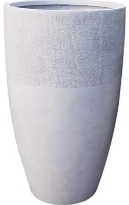 Kvetináč váza Lafiora Sober Clayfiber Ø 45 x 76 cm béžový