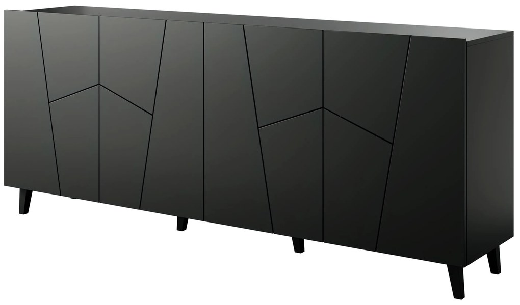 Cama Komoda Etna - čierna