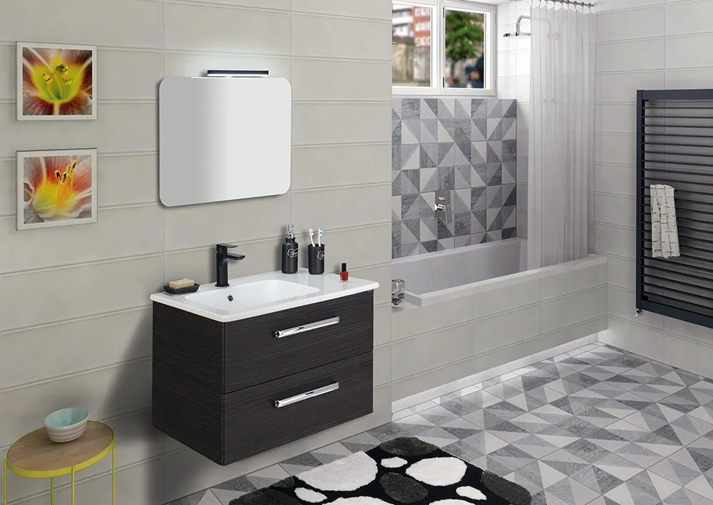 Sapho Sapho, ISHAPE Zrkadlo 500x700mm, zaoblené rohy, bez uchytenia, AG457