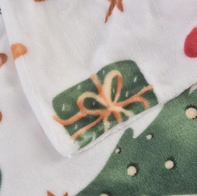 Mikroplyšové obliečky vianočné Christmas 200x140cm+90x70cm TiaHome