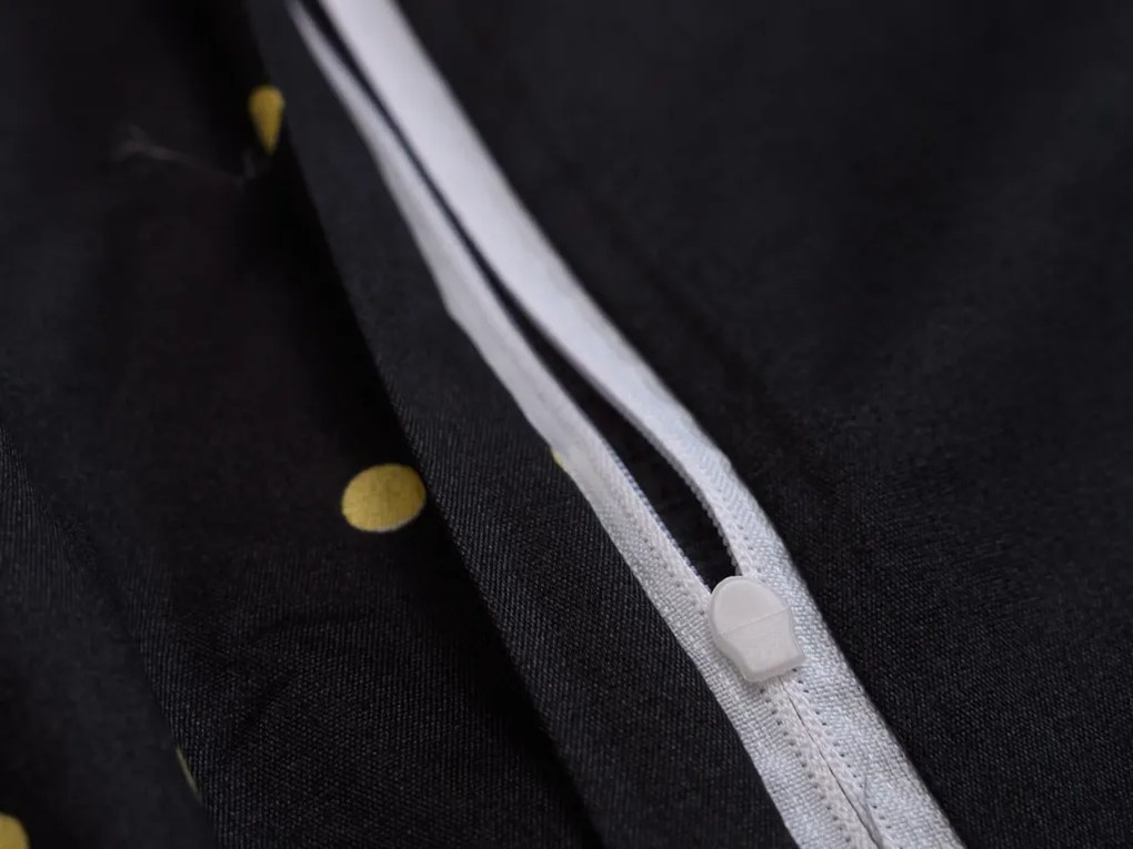 Obliečky z mikrovlákna VISATA čierne Rozmer obliečky: 70 x 80 cm | 140 x 200 cm