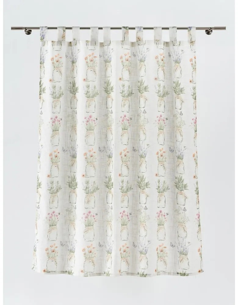 Krémovobiely záves 140x160 cm Cassia – Mendola Fabrics